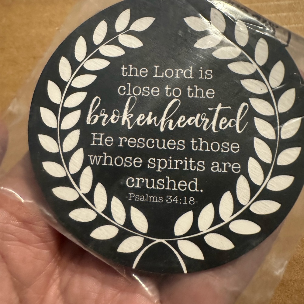 Handmade Scripture Necklace